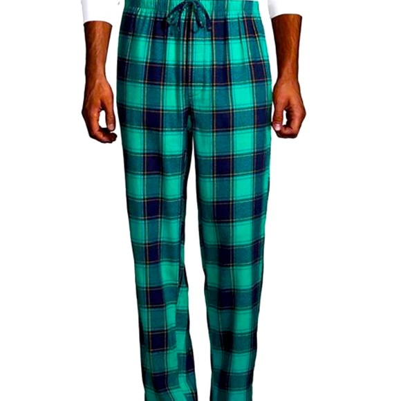 Lands' End Pants Mens Lands End Plaid Flannel Pants Size Small New